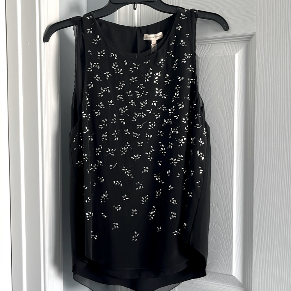 NWT Rebecca Taylor silk top